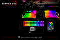 RGB LED Car Interior Lights (Bluetooth Control)